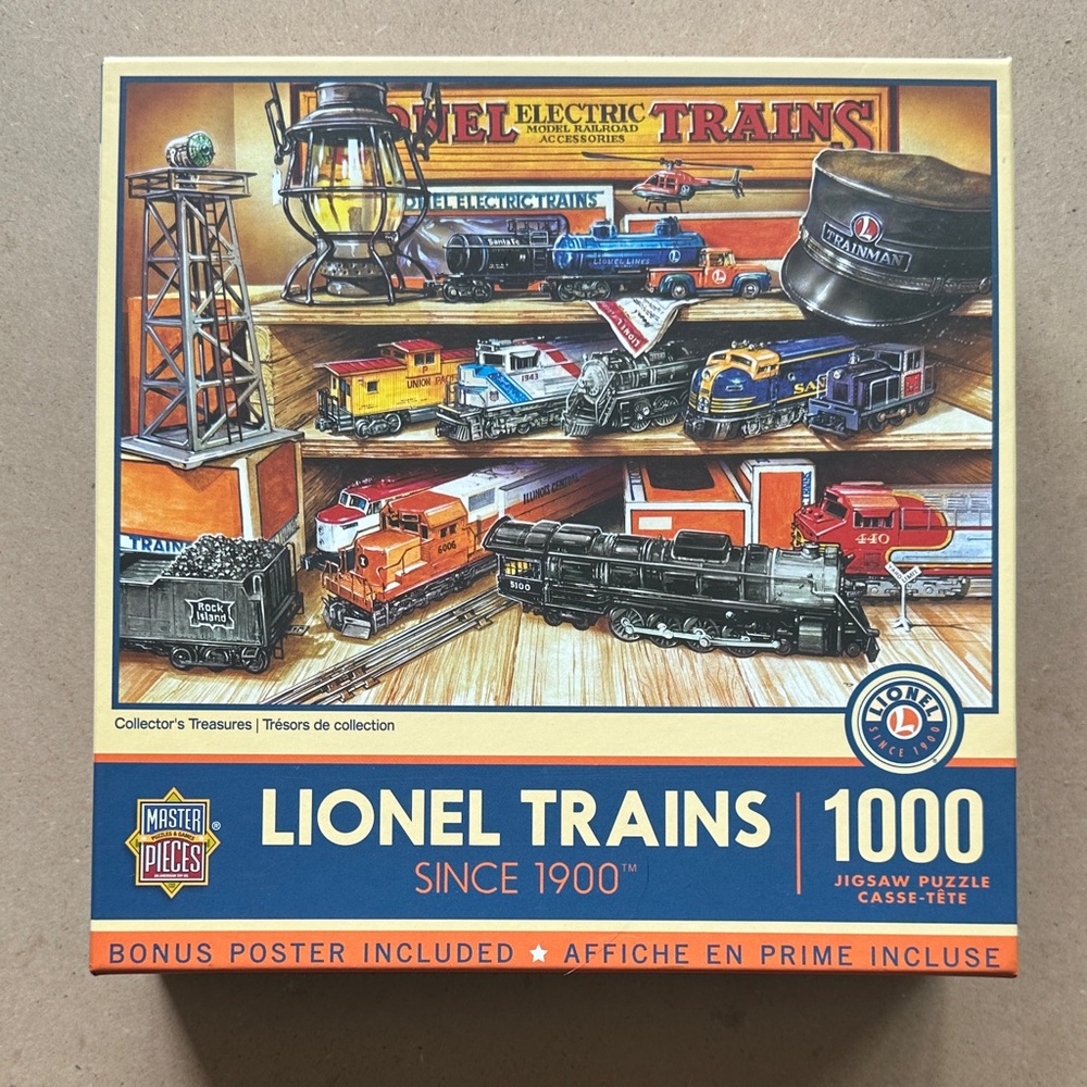 Lionel Trains Jigsaw Puzzle 1000 pieces by Master Pieces